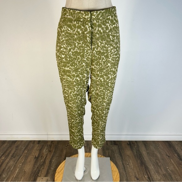 Selected Femme Chic Olive Patterned Women's Trousers 34 - Picture 1 of 11